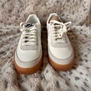 Nike Cream and Brown Sneakers